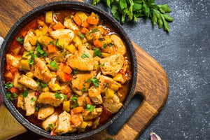 Turkey Stew with Sweet Potatoes Gulasz z Indyka z Ziemniakami