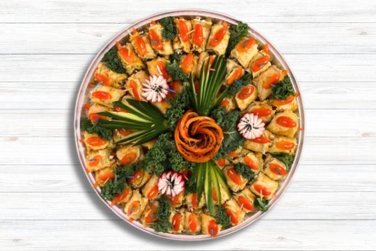 Zucchini Roll-ups Tray Roladki z Cukinii