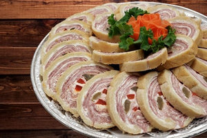 Roll-up Sandwiches Tray Półmisek Kanapek Roladek