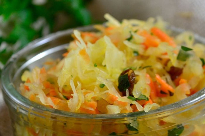 Sauerkraut Salad Surówka z Kiszonej Kapusty